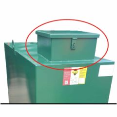 Steel Tank Security Locking Lid ( 400 x 400 x 200 )