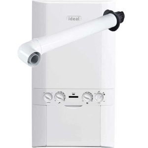 Ideal Logic Combi 35 Combi Boiler 213982 with Horizontal Flue Kit