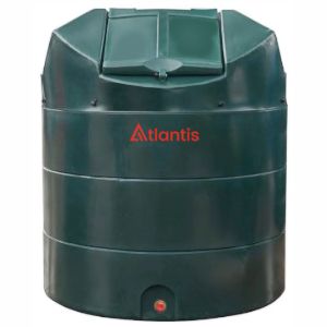 Atlantis 1300 Litre Vertical Plastic Bunded Oil Tank