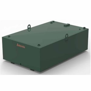 Atlantis 1350 Litre Low Profile Steel Bunded Oil Tank